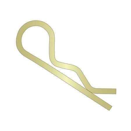 Heritage Industrial Bridge Cotter Pin, 0.148 in Dia, 3-5/16 in L, Spring Wire BPY-209